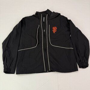 MLB San Francisco Giants Baseball Windbreaker Jacket Hoodie Size Mens Medium